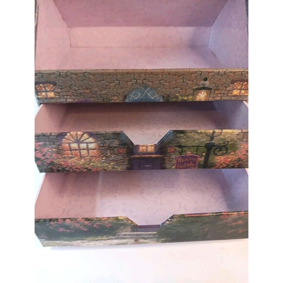 Thomas Kinkade Country Cottage House Keepsake Box Jewlery Storage No Stationary - Picture 9 of 16